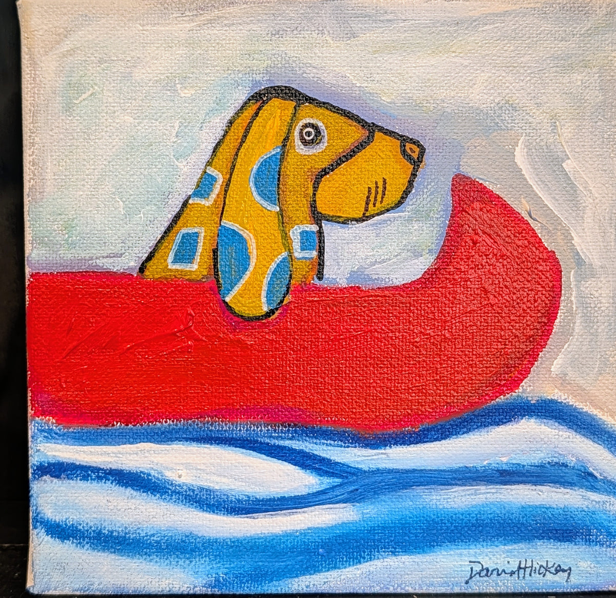 Small Dogs in a Canoe Series