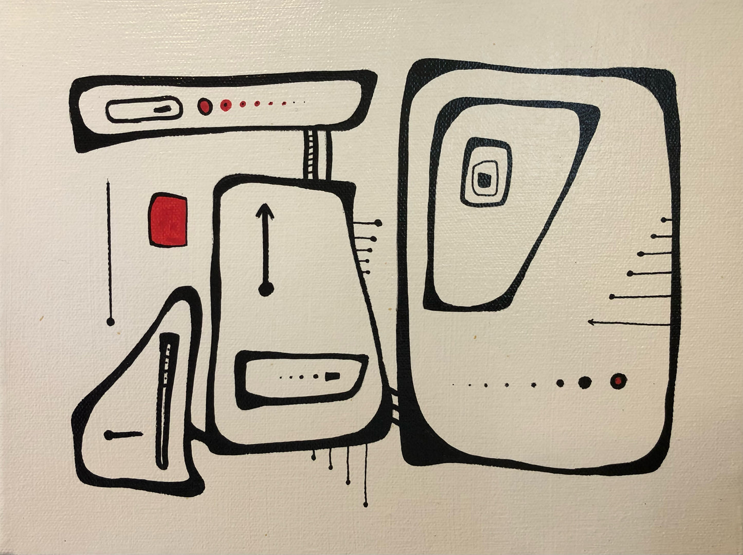 Black and White Acrylic #2