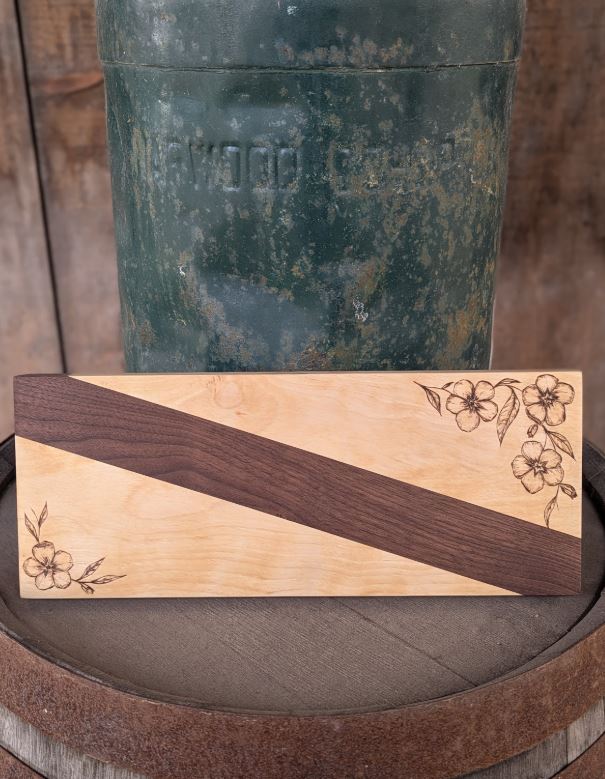 Forget Me Not Cutting Board