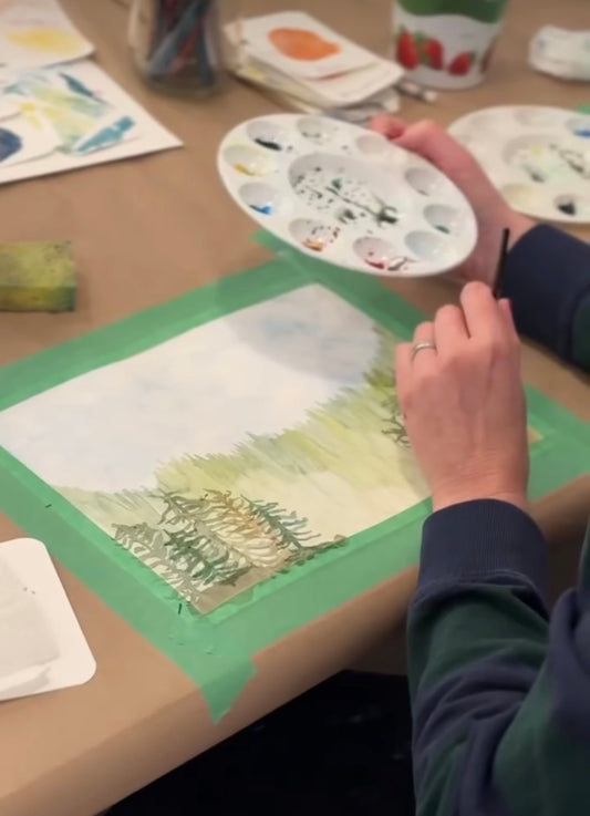 Watercolour Landscape Workshop Tanya Frenkell