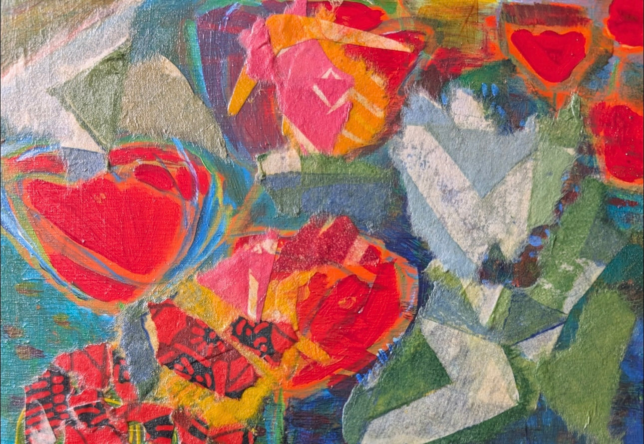 "Boomerang" Tulip/Poppy Study