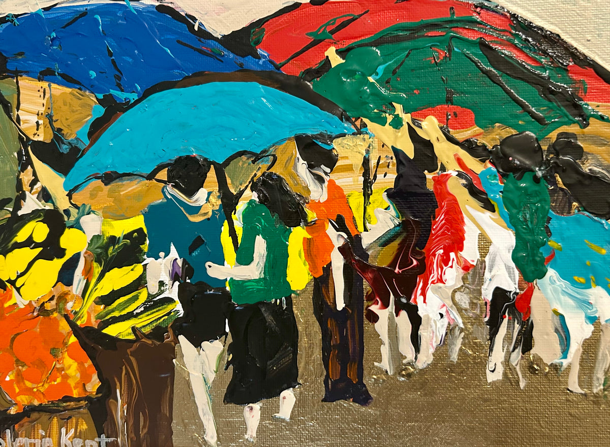 Umbrellas at the Mercado