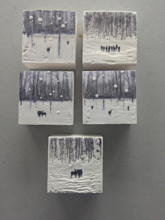 Encaustic Deer Little's