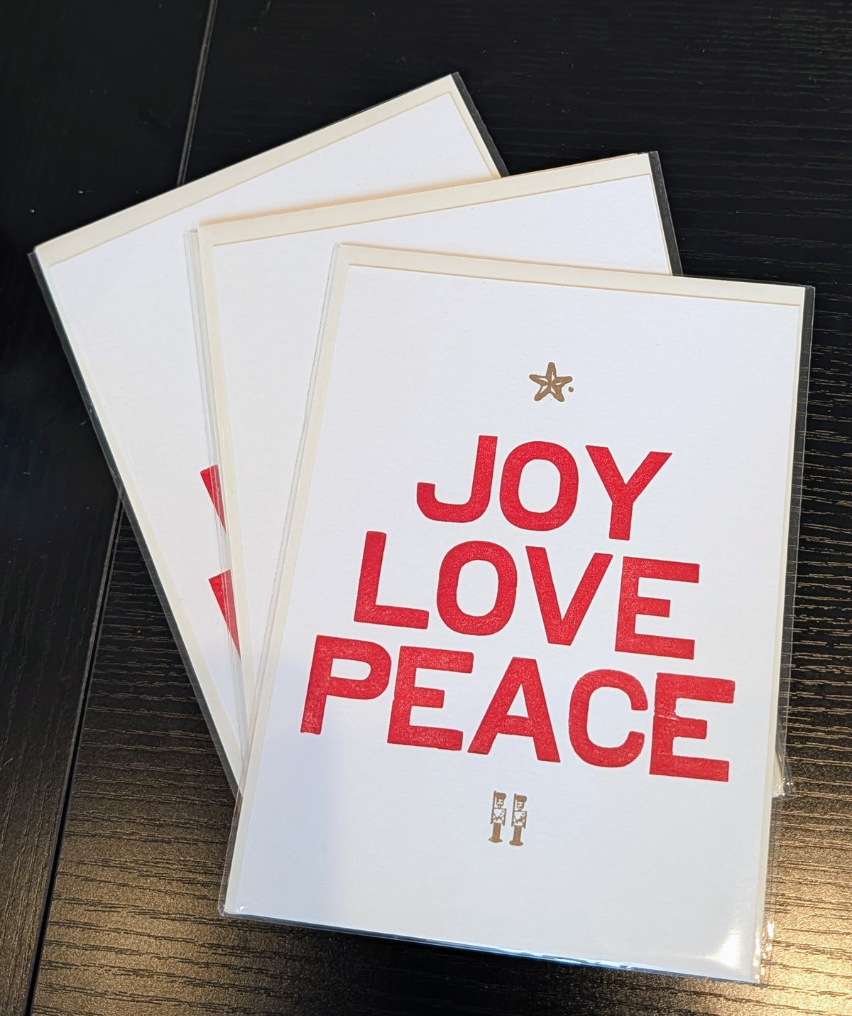 Hand-Printed Linocut Greeting Cards by Jacquie Sullivan