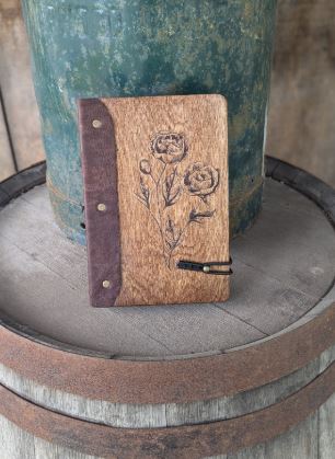 Handmade Wood & Leather Journal