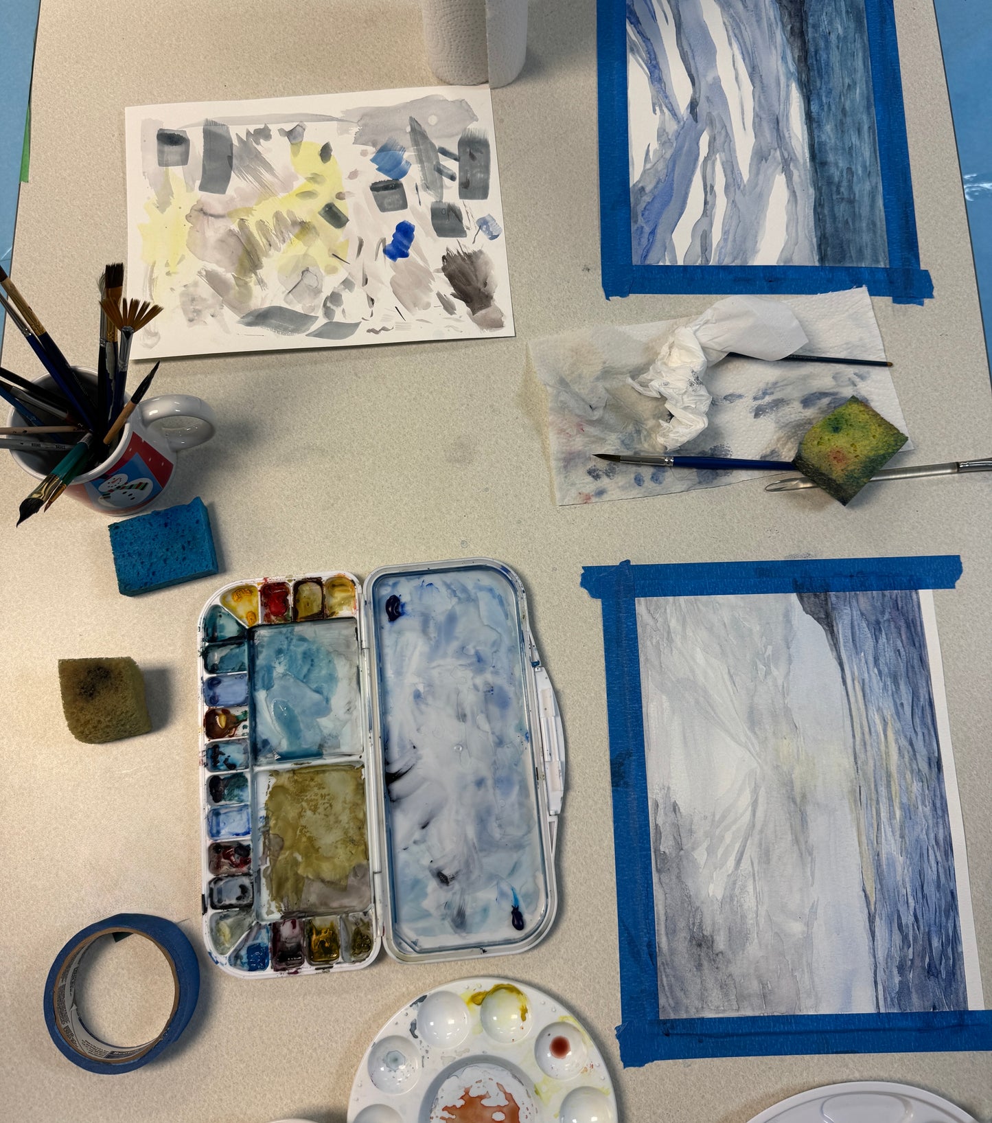 Watercolour Landscape Workshop Tanya Frenkell