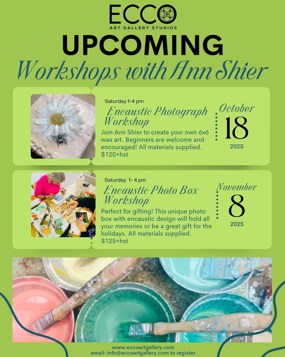 ANN SHIER ENCAUSTIC PHOTO BOX WORKSHOP