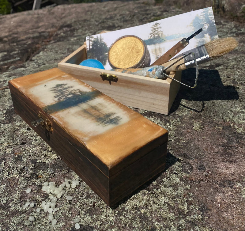 ANN SHIER ENCAUSTIC PHOTO BOX WORKSHOP