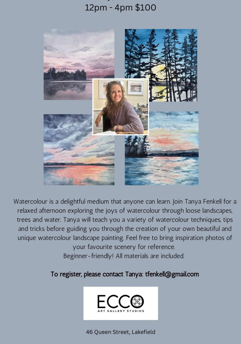 Watercolour Landscape Workshop Tanya Frenkell