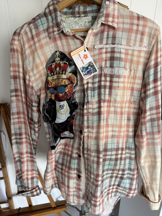 Wearable Art: Pink Plaid Shirt