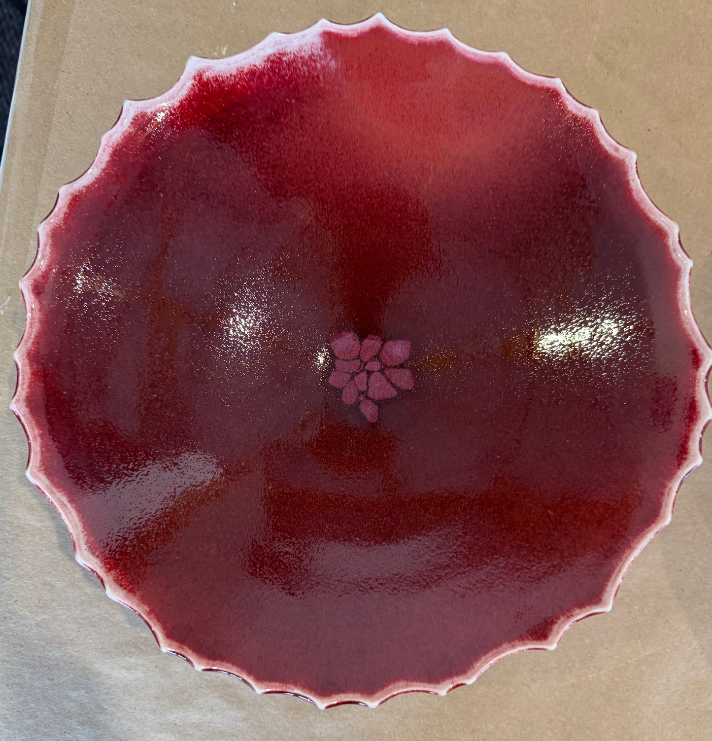 Deep Red Bowls