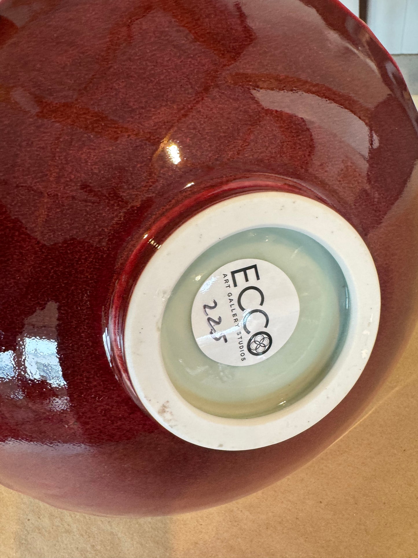 Deep Red Bowls