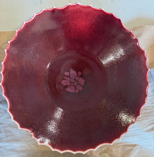 Deep Red Bowls