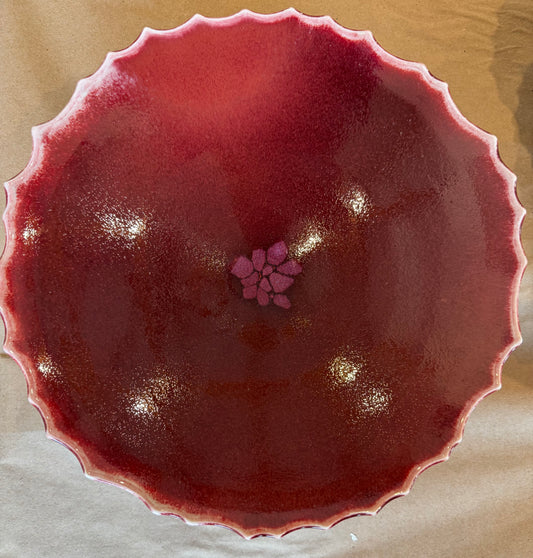 Deep Red Bowls