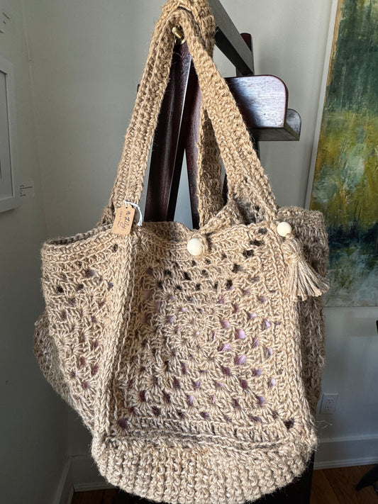 Jute Shopper Bag