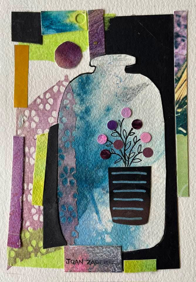 Collected Impressions No. 4--A little still life in blue