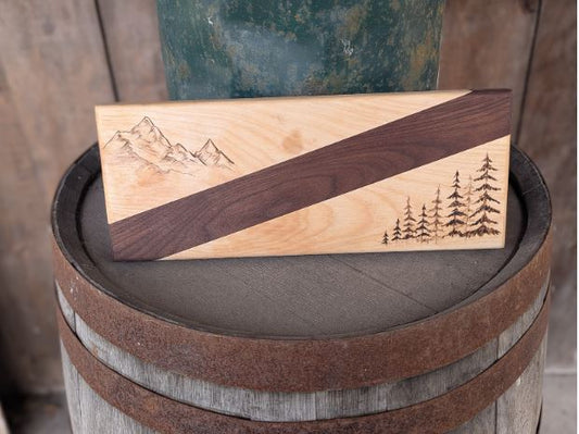 Mountain and Forest Cutting Board