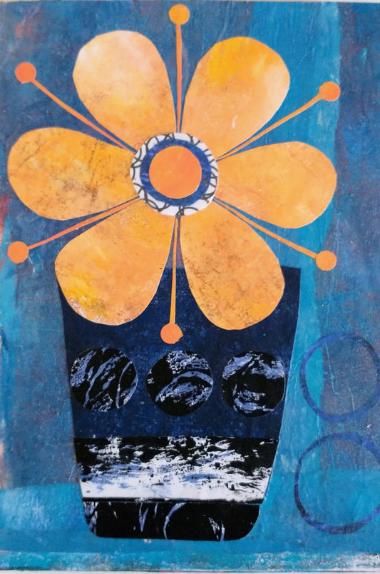 Orange Sunburst