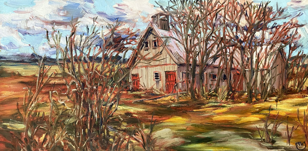 Plein Air Study, Barn Vaudreuil