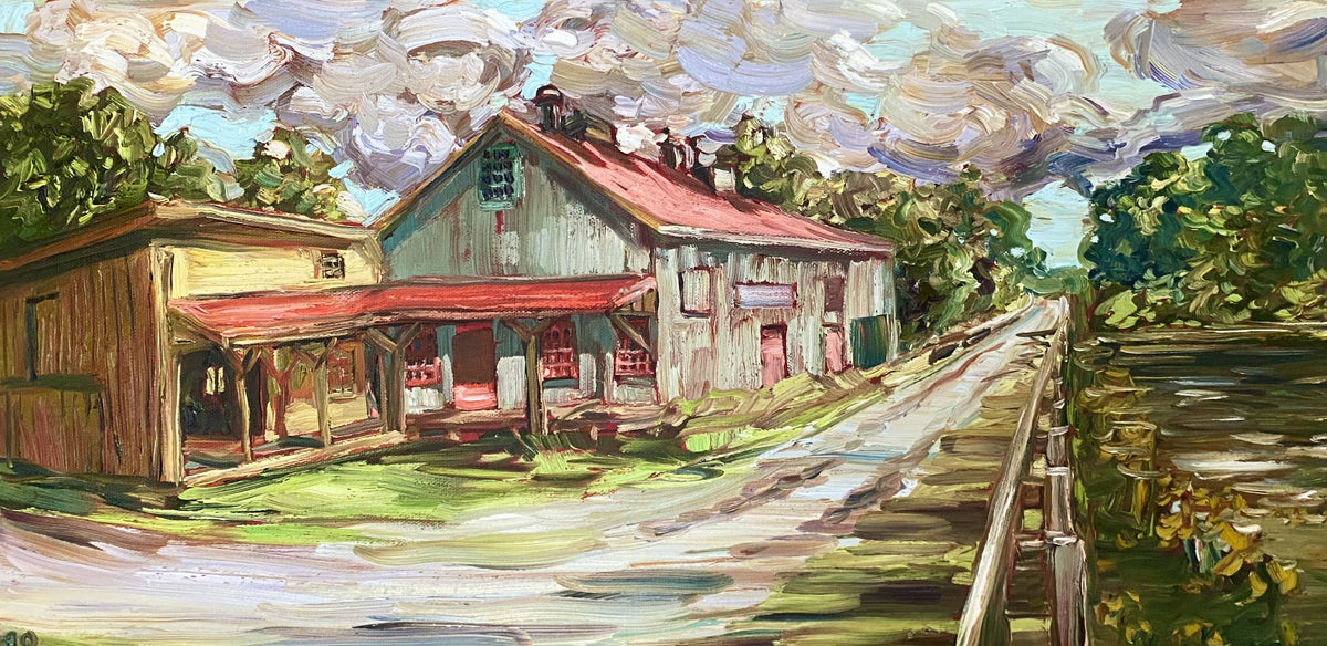 Plein Air Study, Grist Mill Northumberland County