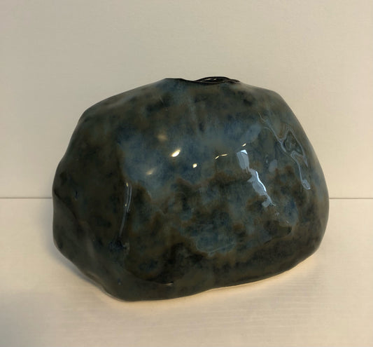 Rock Vase Blue