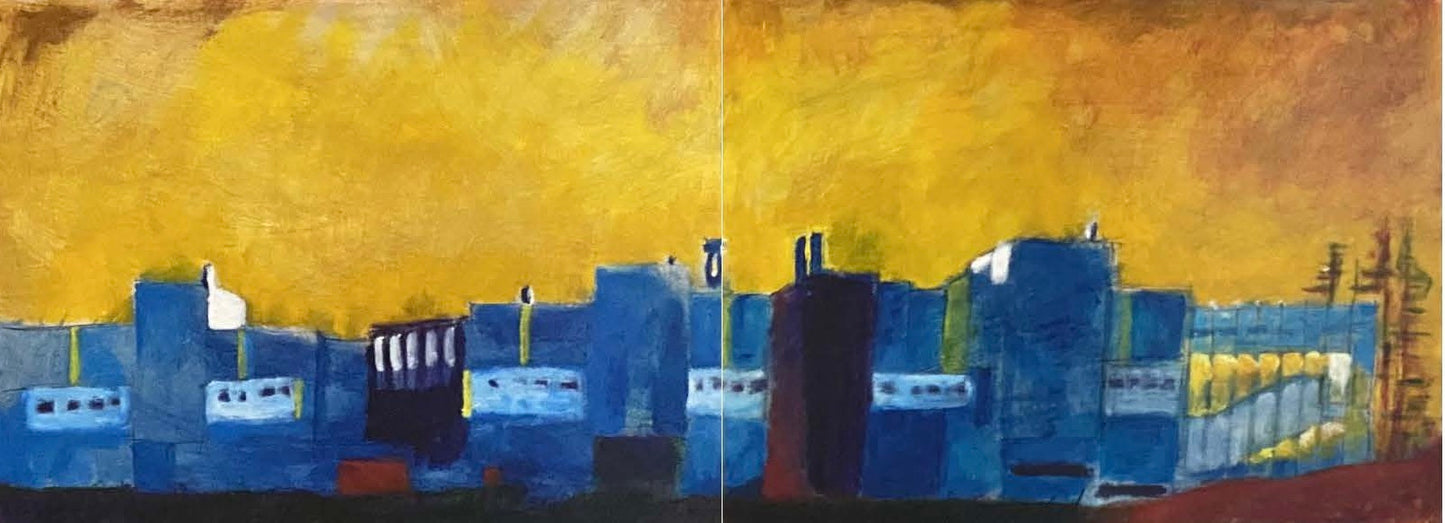 Skyline Series 2025. Fleming College A Wing, Peterborough (Diptych A&B)