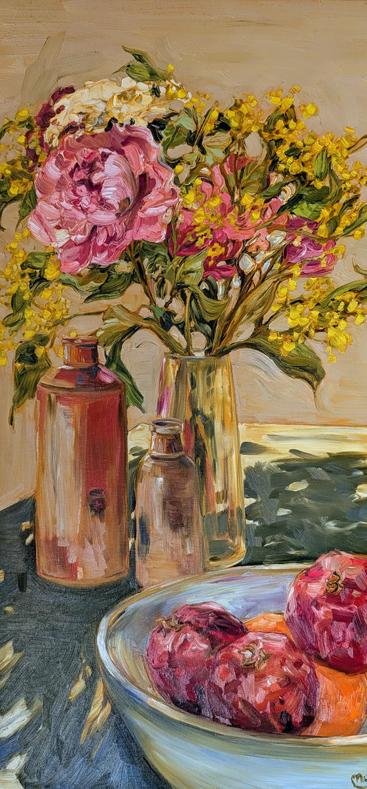 Still Life With Peonies